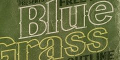 Bluegrass OUTLINE Font